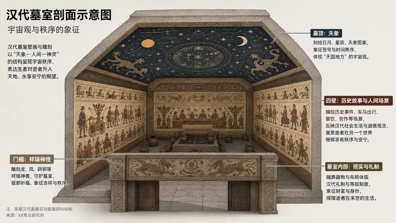 汉赋铺叙笔法与汉代画像石构图同源