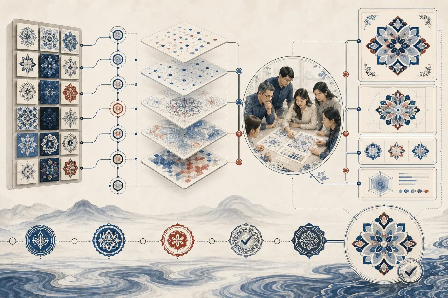 授权数据来源模型处理专家审核和溯源结果组成的原创治理视觉
