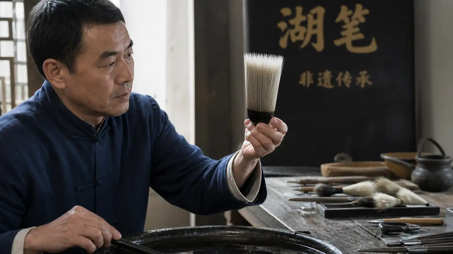 湖笔的兴起与毛笔制作技术的标准化