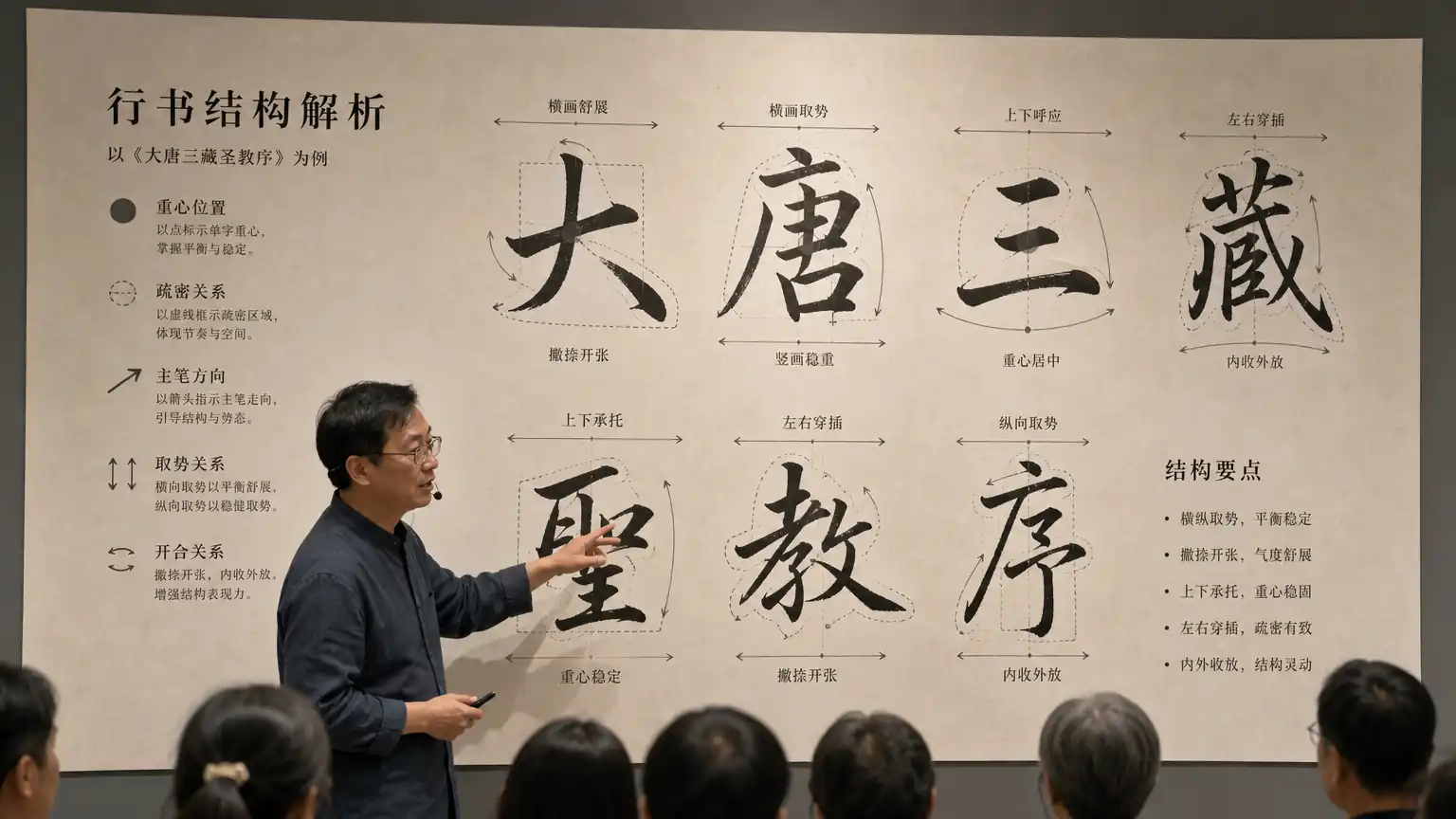 行书入门(九):《圣教序》集字拆解与创作运用