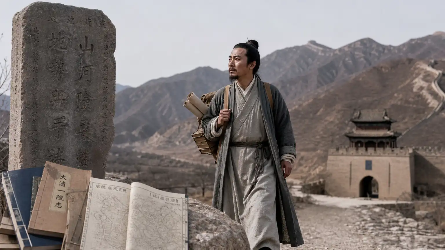 顾炎武北游考察图
