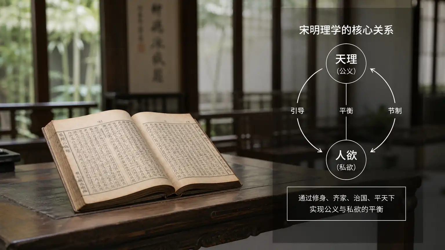 “理欲之辨”:宋明理学对天理与人欲的伦理规范