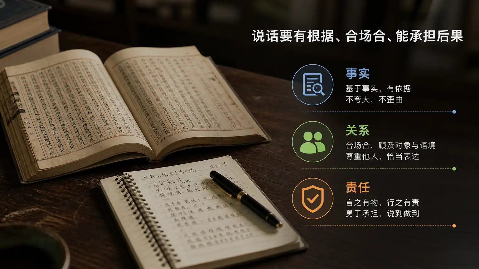 言忠信与言不妄发:说话的尺度与诚信