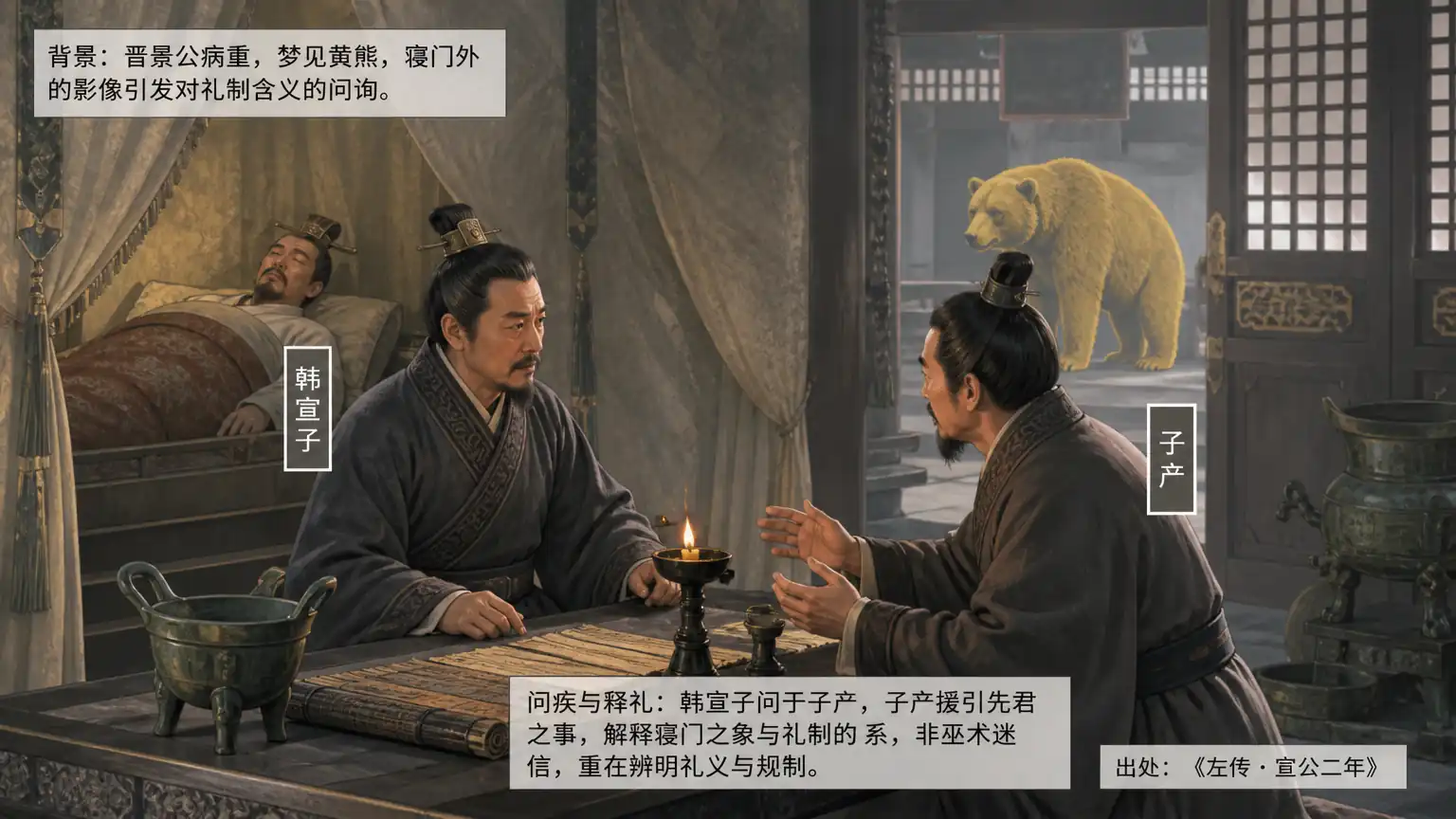 黄熊入梦,王疾不愈——一场由梦魇写就的死亡谶言