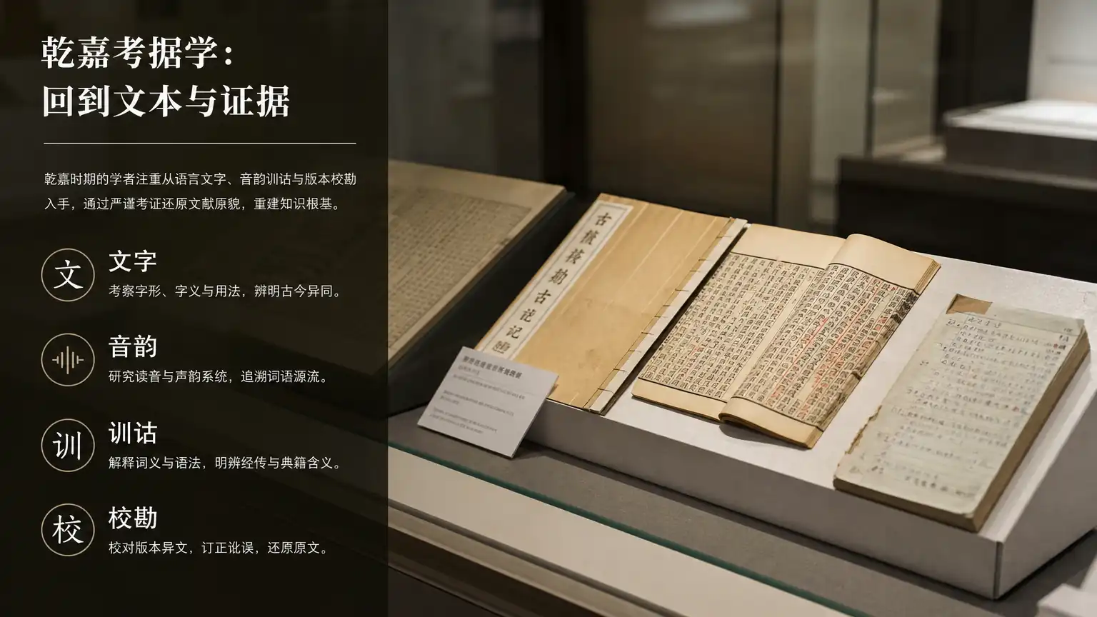 乾嘉考据学派兴起与传承