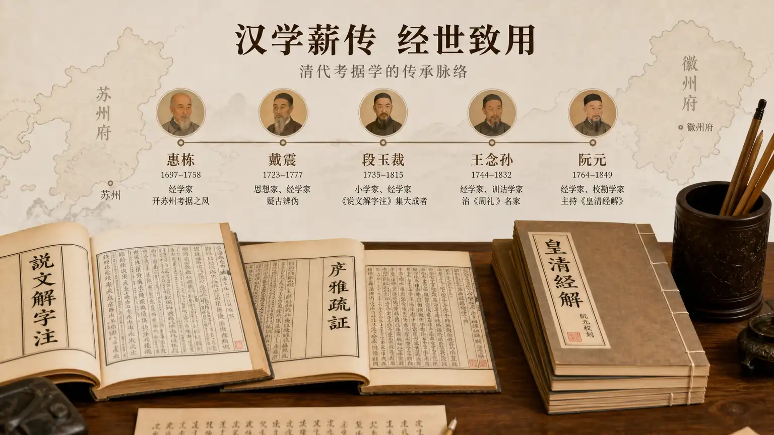乾嘉考据学派兴起与传承