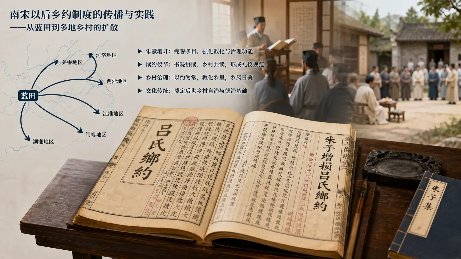 宋代乡约起源:《吕氏乡约》基层教化范本