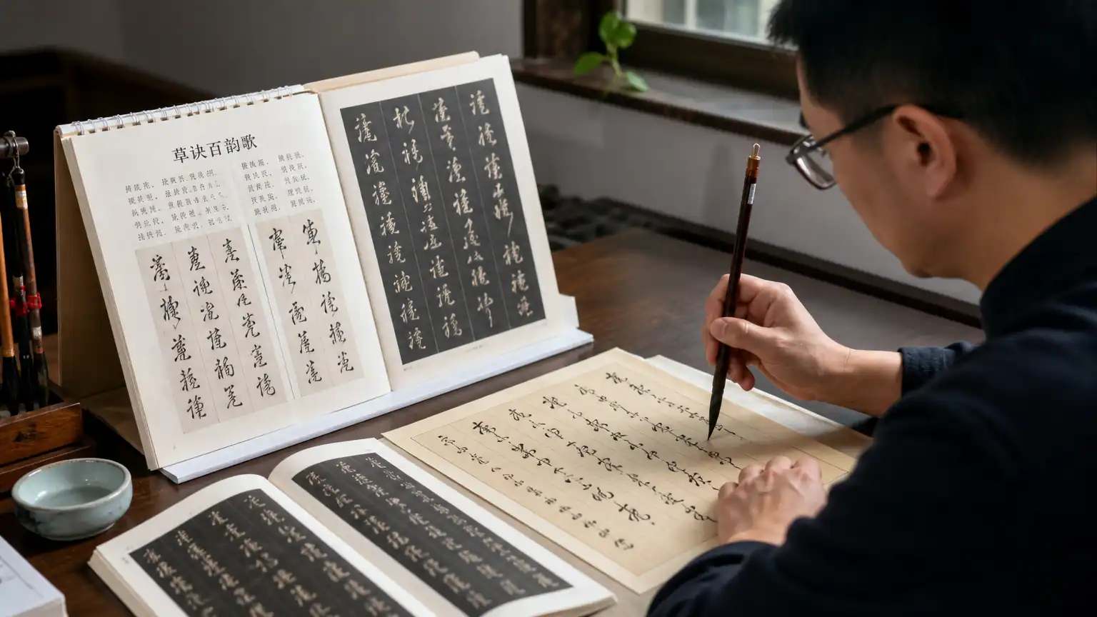 草书入门(一):《草诀百韵歌》基础口诀拆解识字