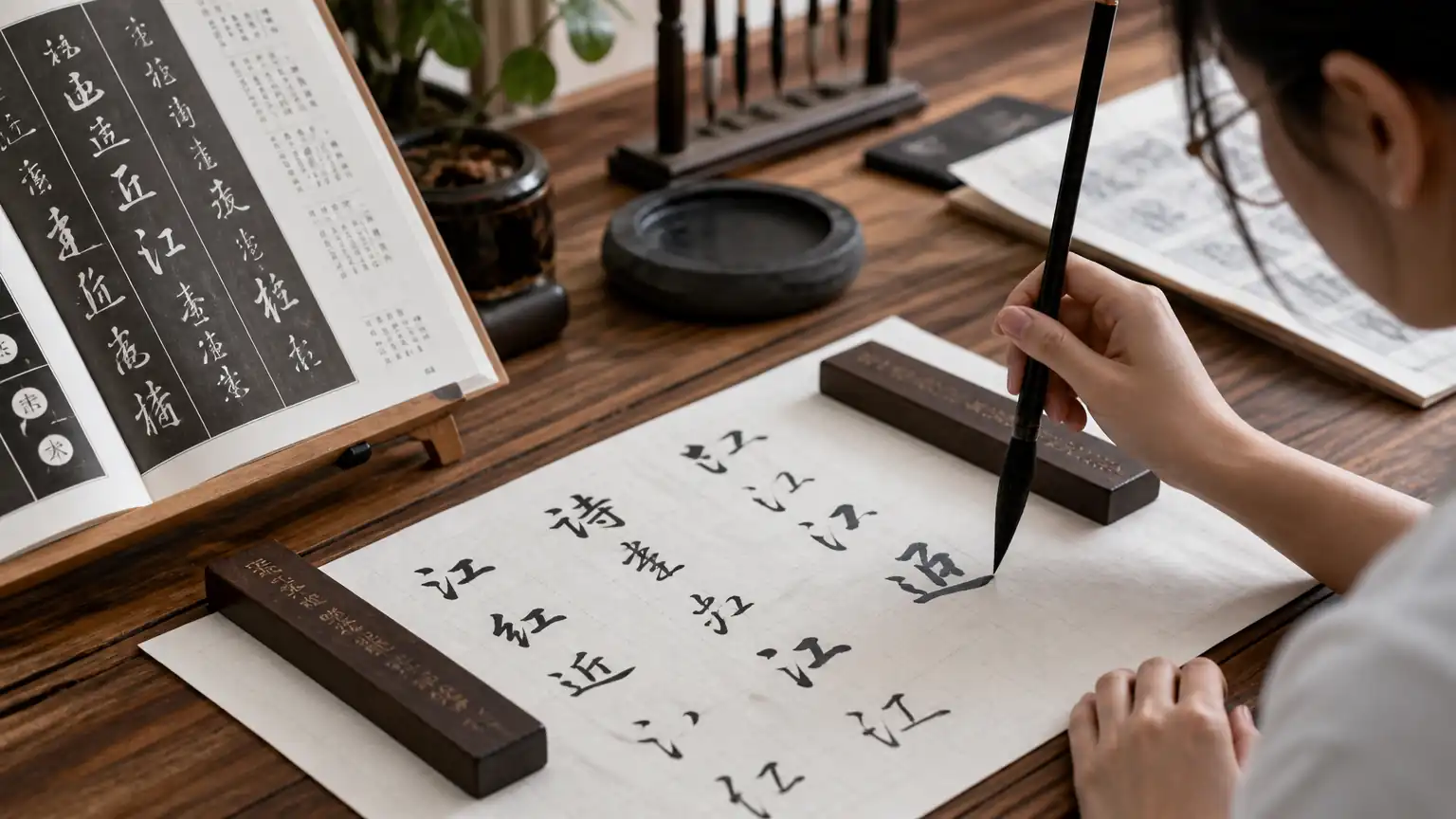 草书入门(三):草书通用偏旁简化拆解教学