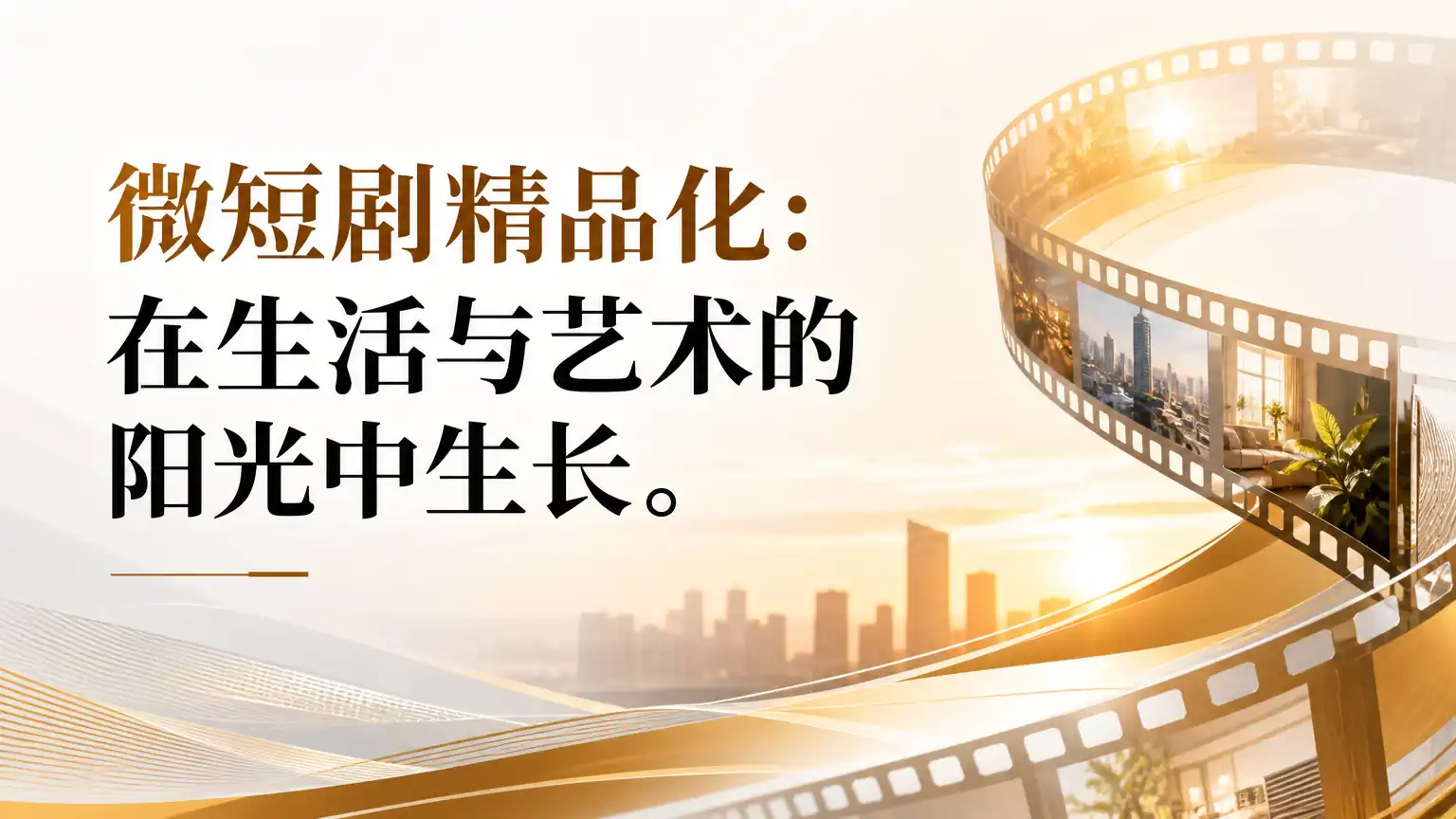 微短剧精品化:在生活与艺术的阳光中生长