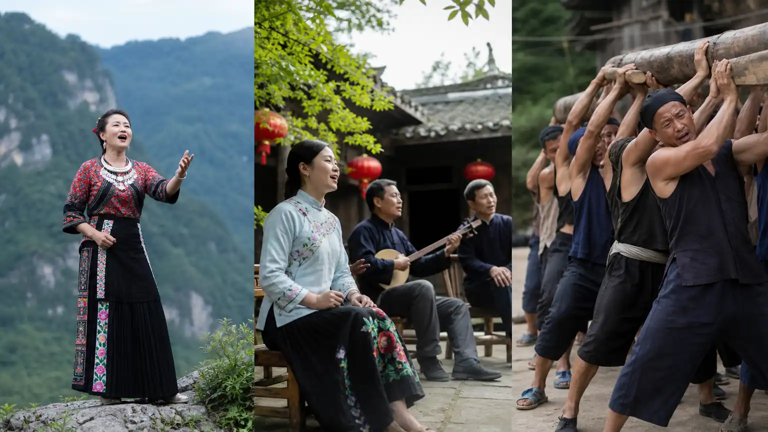 山歌、小调、号子有什么不同