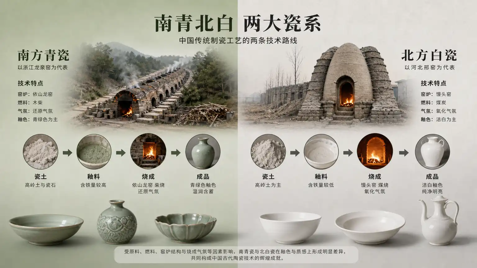 南青北白格局的形成与两大技术路线的分野