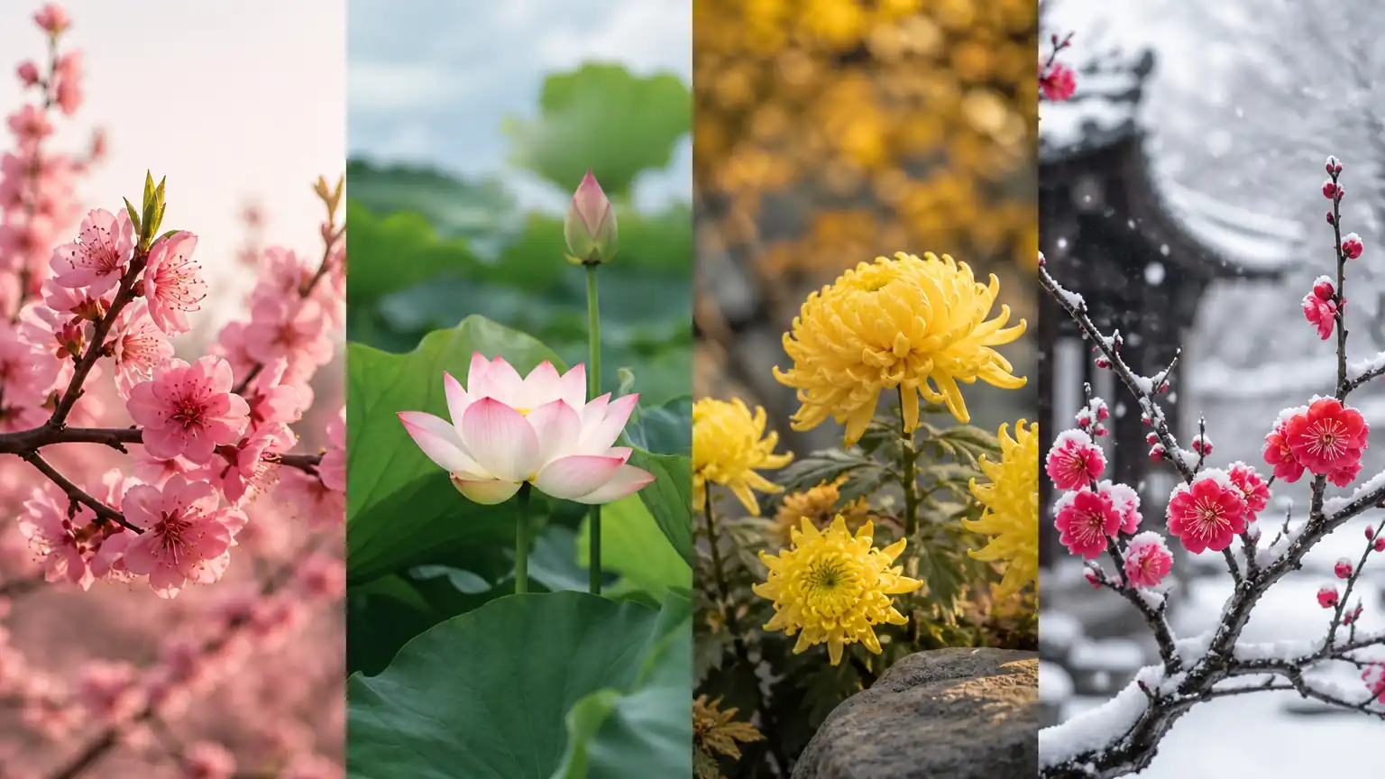 四季花艺与题画诗意境共生关系