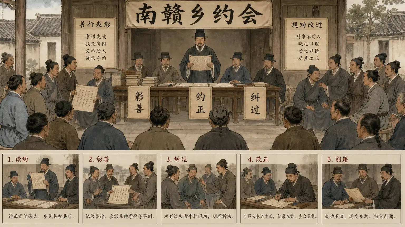 阳明乡约制度:《南赣乡约》民间治理体系