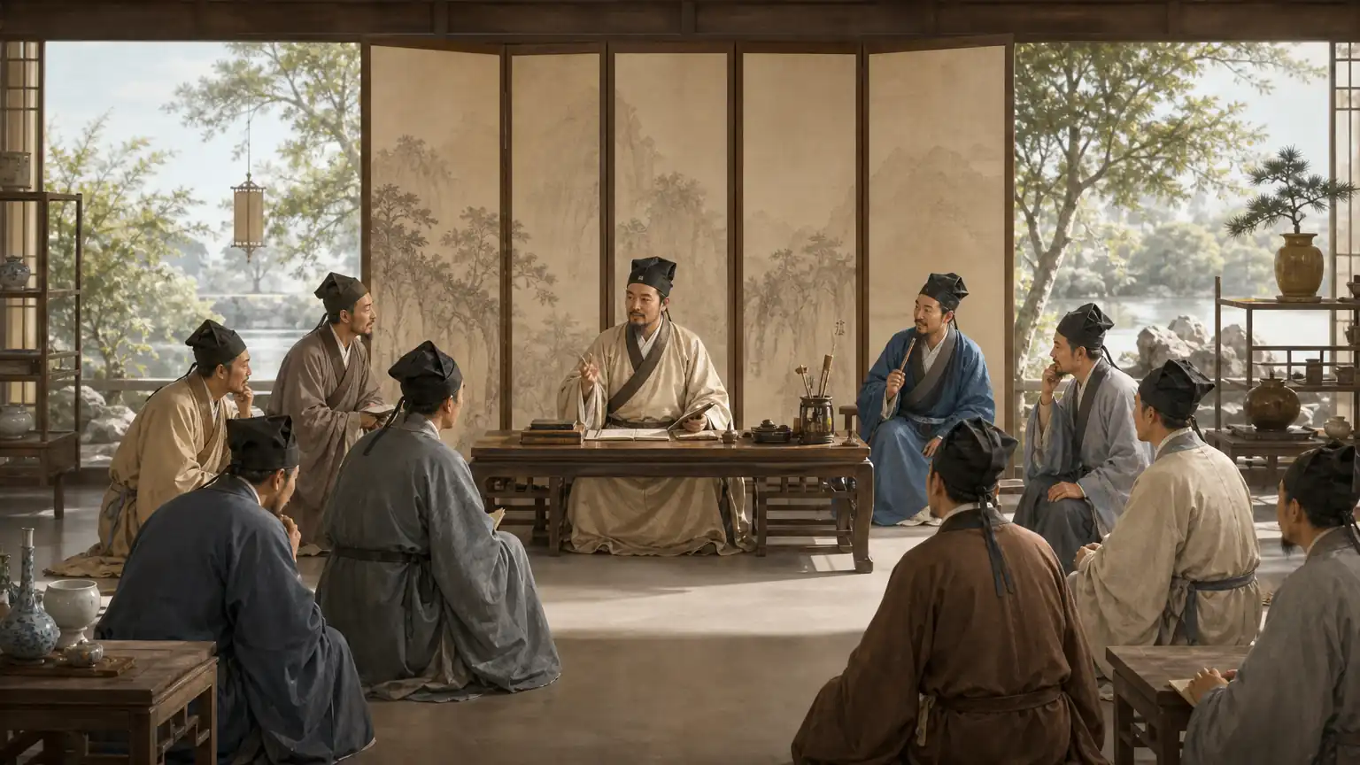 宋明理学审美对人物画构图约束