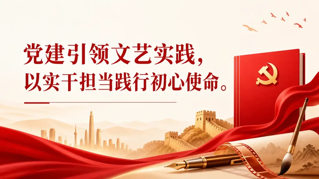 党建引领文艺实践，以实干担当践行初心使命