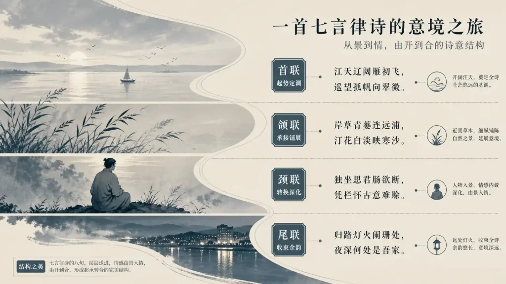 七言律诗全篇谋篇层次把控要点