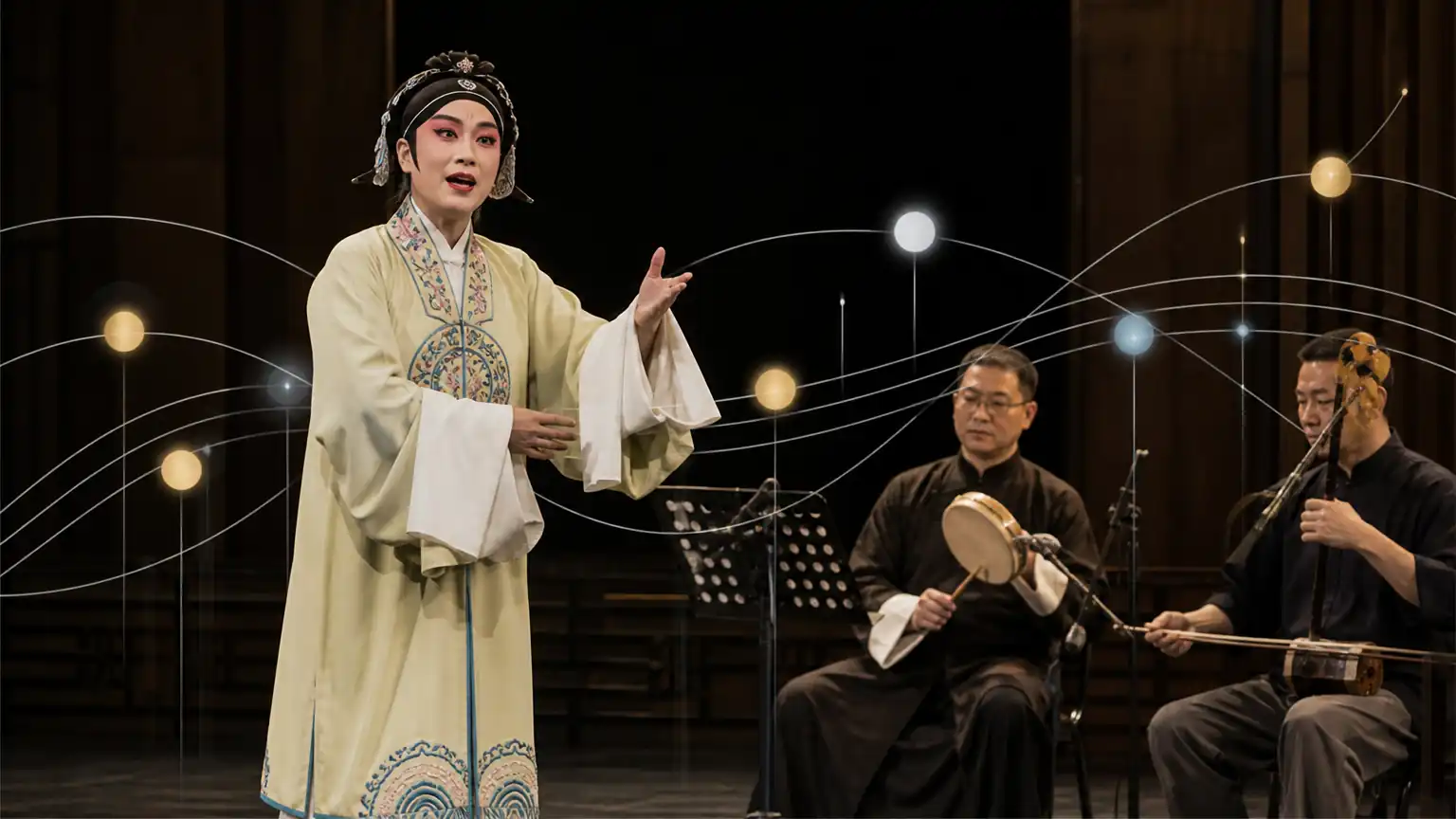 戏曲板腔体舞台节奏示意