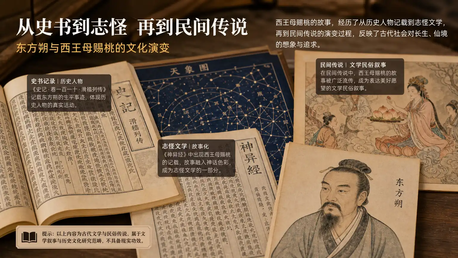 东方朔传说的文本演变