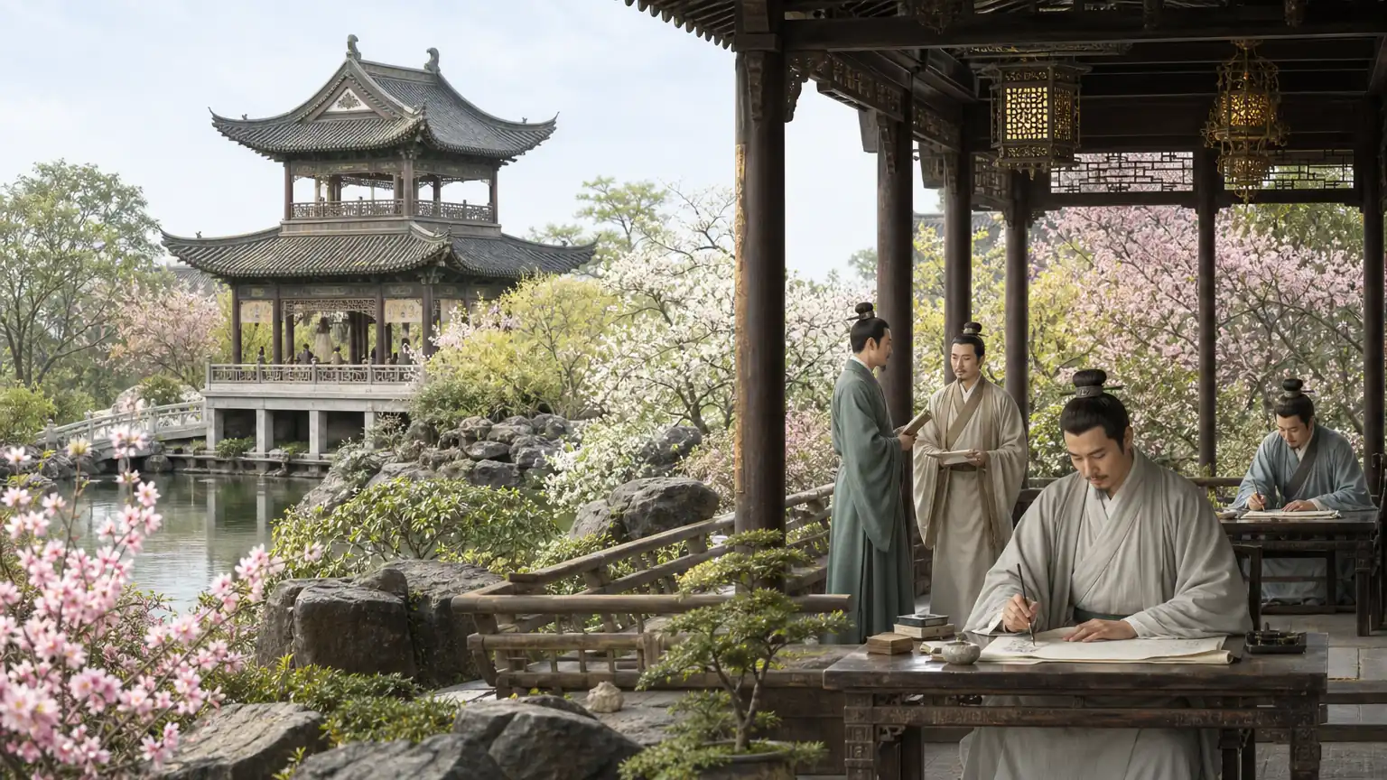梁代建康春日宫苑与文人创作