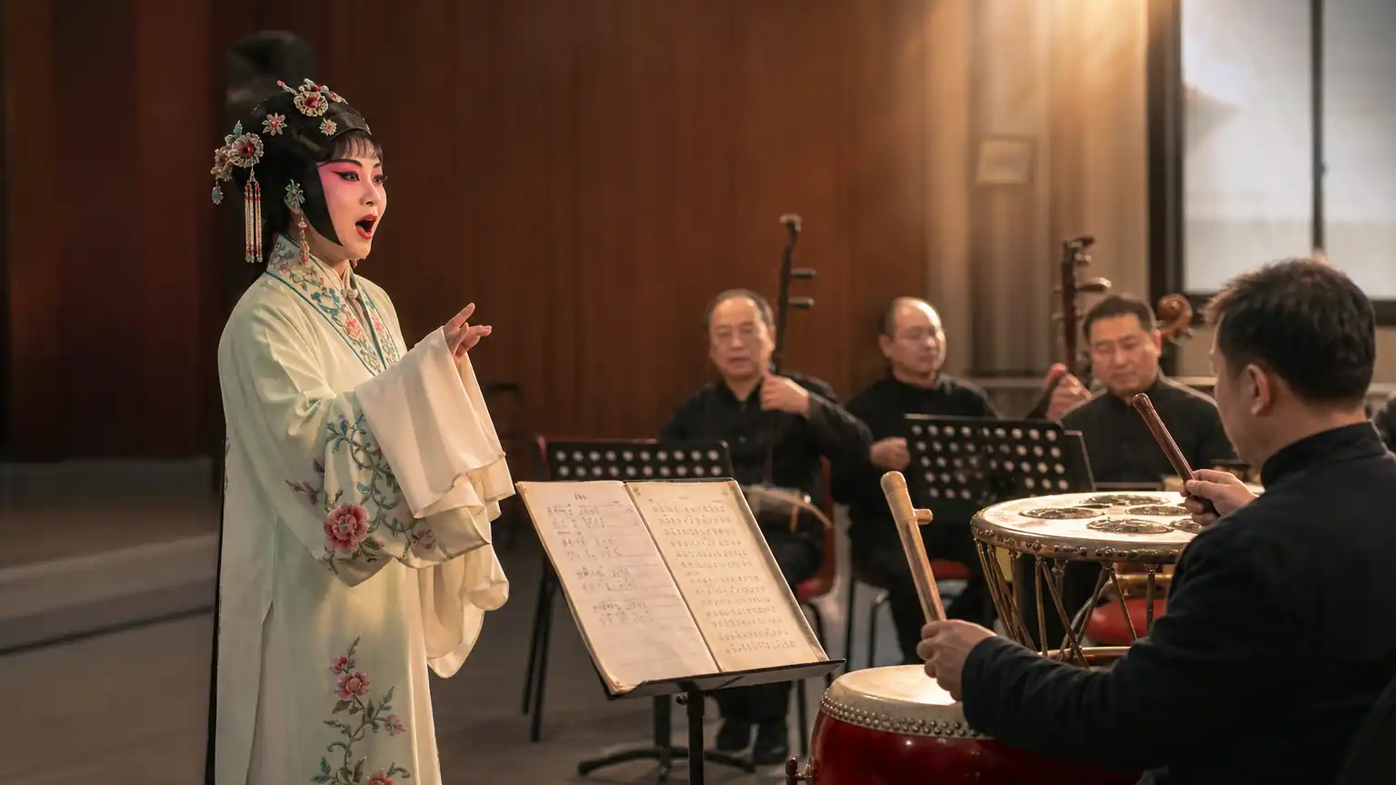 戏曲唱腔与文武场技艺图