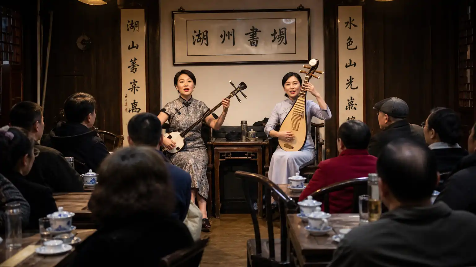 传统书场小空间演出图