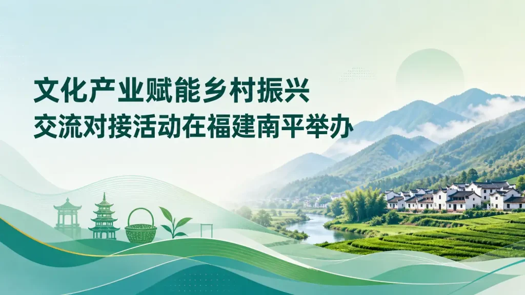 文化产业赋能乡村振兴交流对接活动在福建南平举办