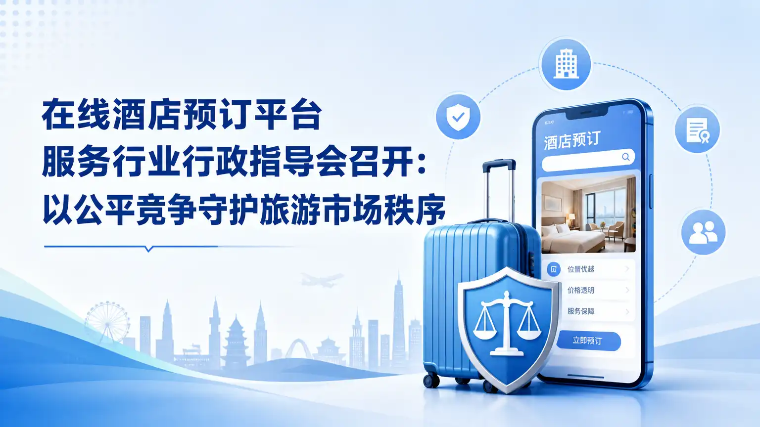 在线酒店预订平台服务行业行政指导会召开:以公平竞争守护旅游市场秩序
