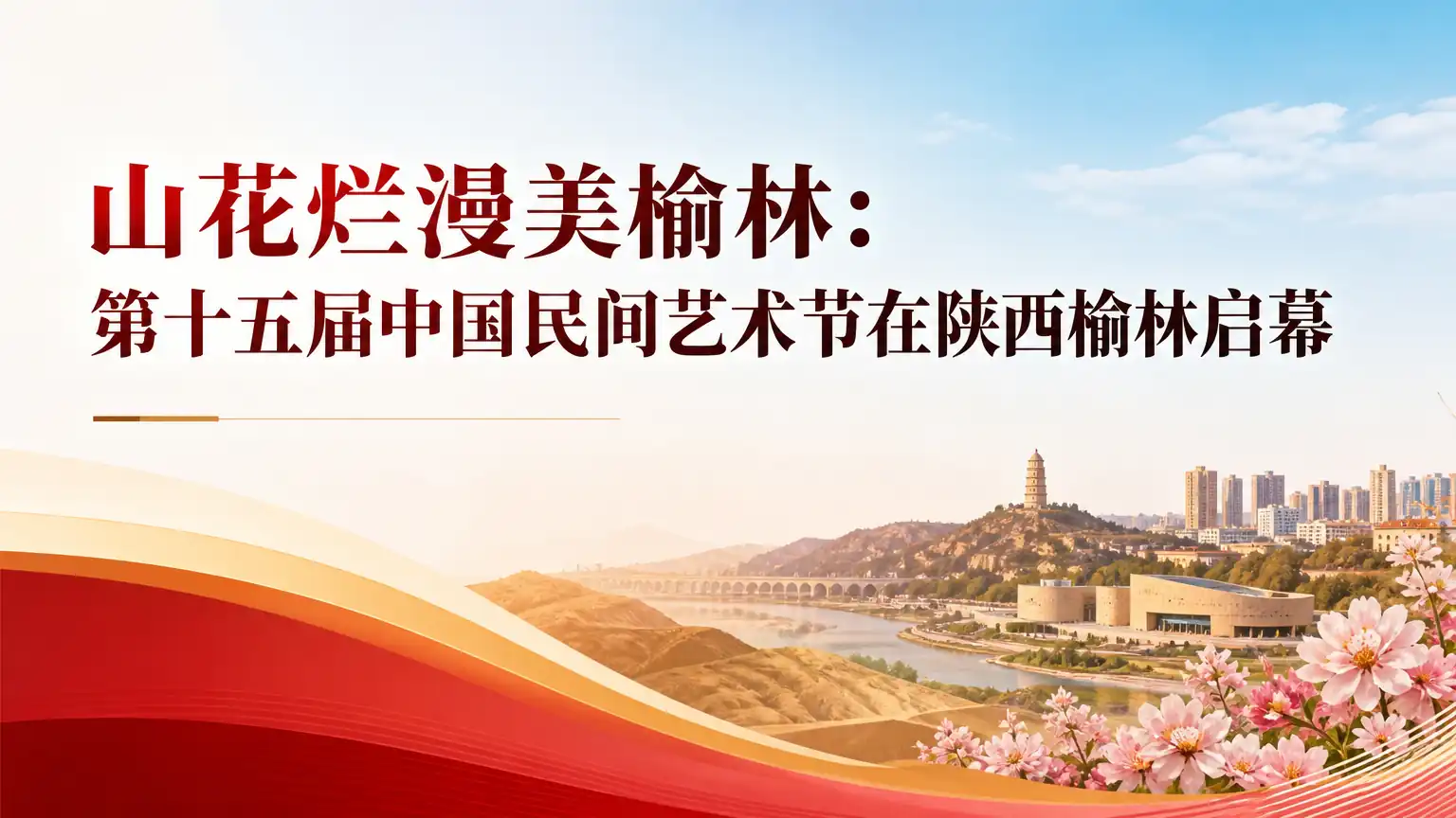 山花烂漫美榆林:第十五届中国民间艺术节在陕西榆林启幕