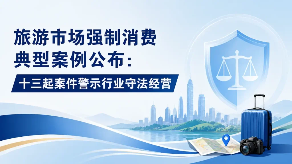 旅游市场强制消费典型案例公布：十三起案件警示行业守法经营
