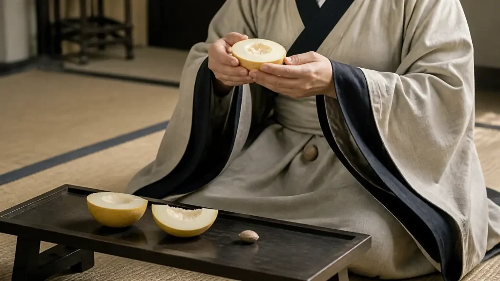 赐果于君前怀核：接受馈赠时的细处之仪