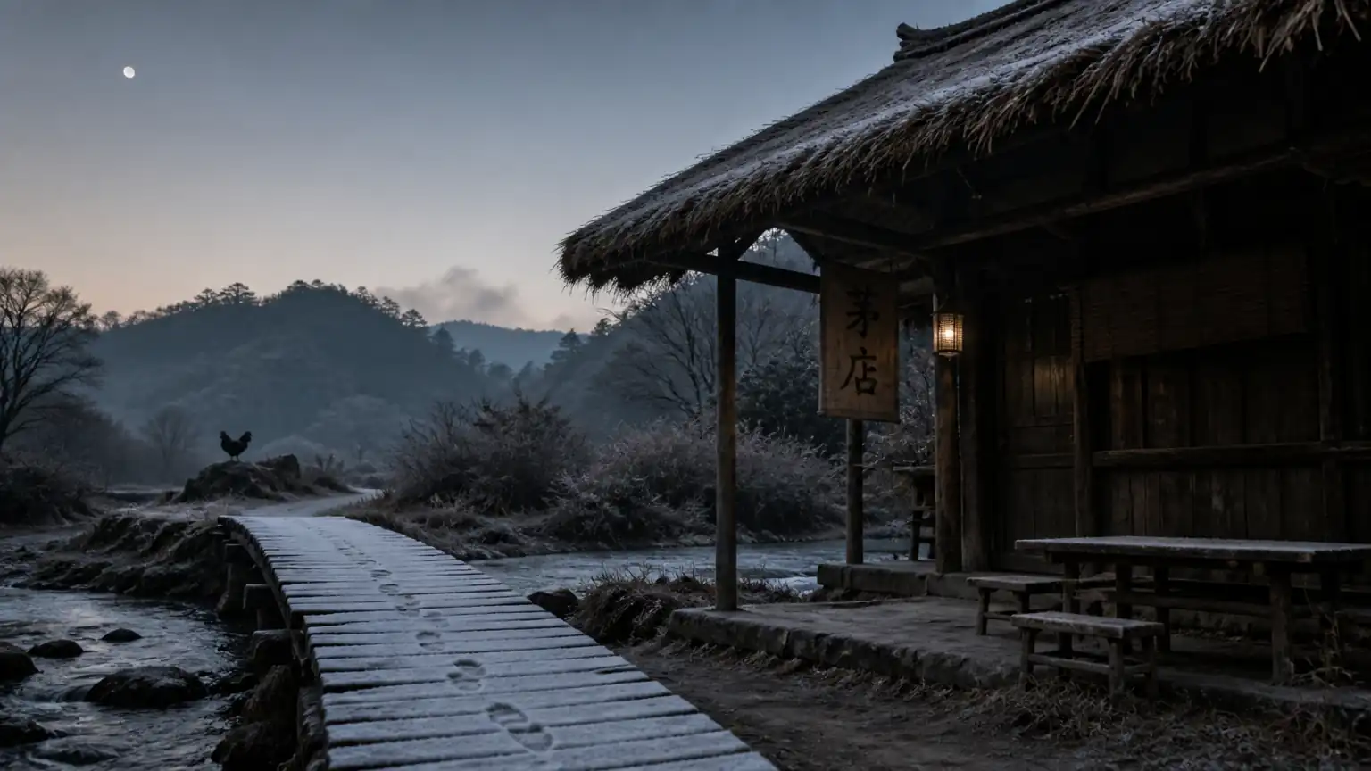 意象并置早行图