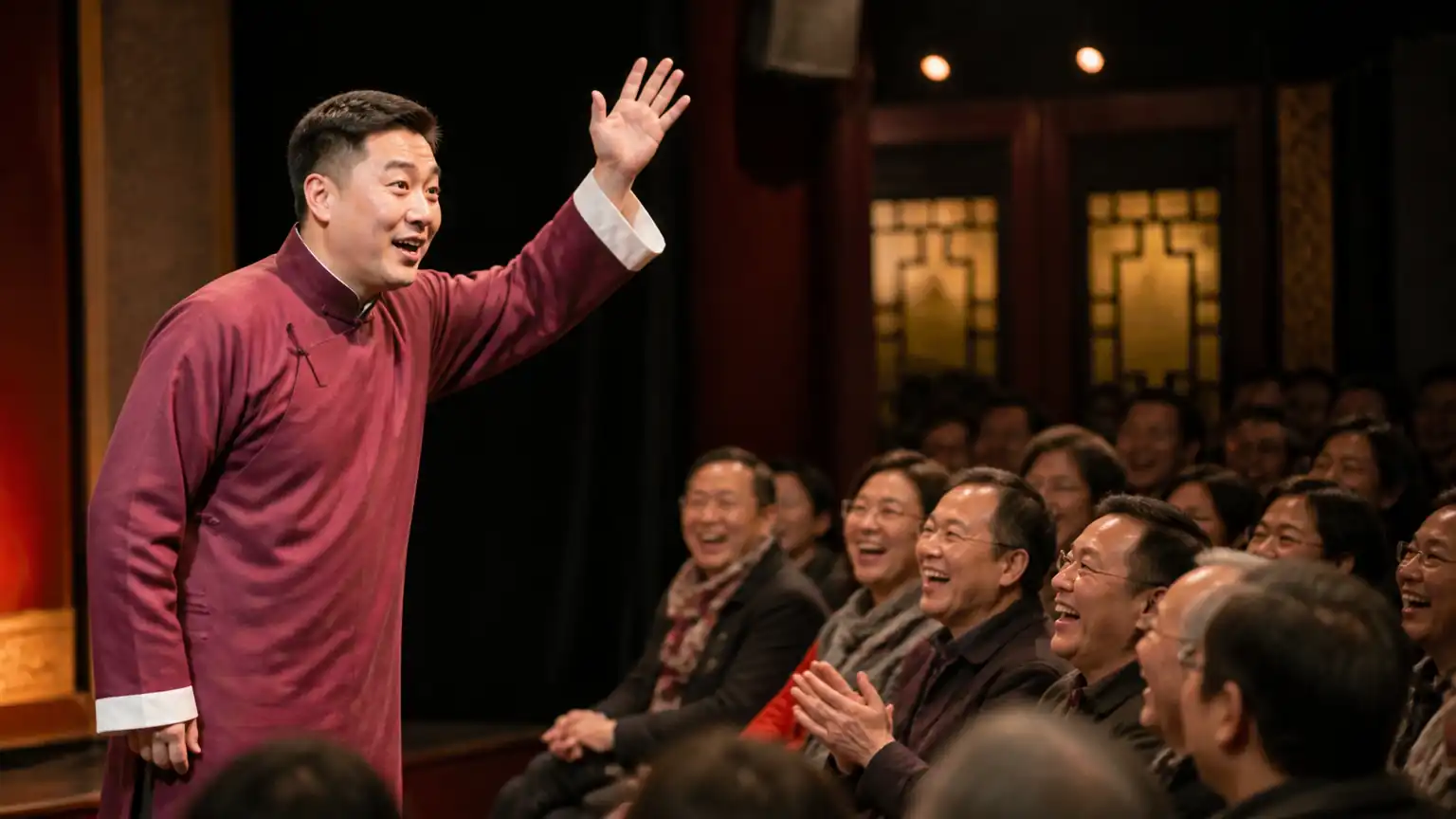 包袱抖落瞬间观众反应图
