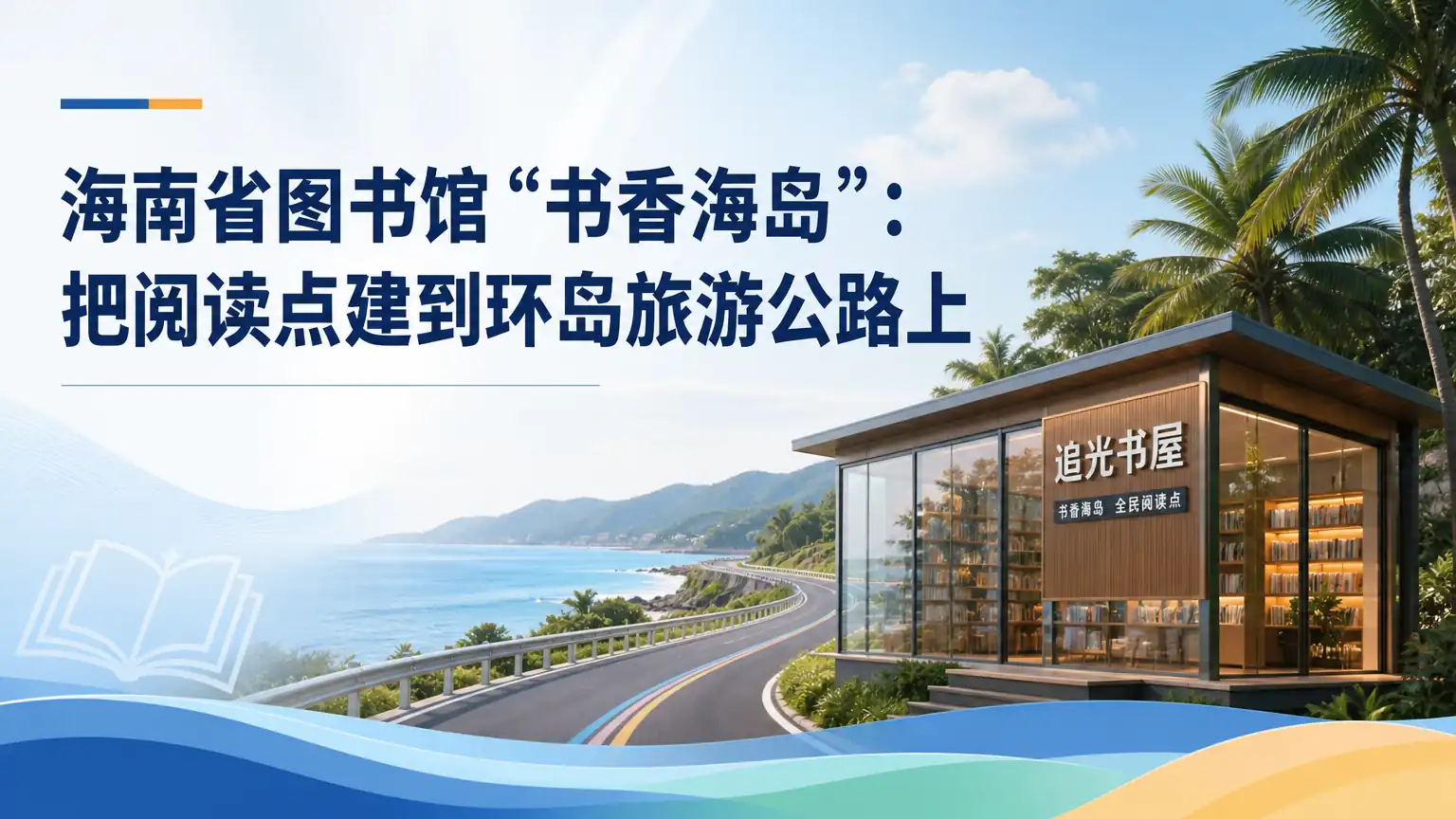 海南省图书馆“书香海岛”:把阅读点建到环岛旅游公路上