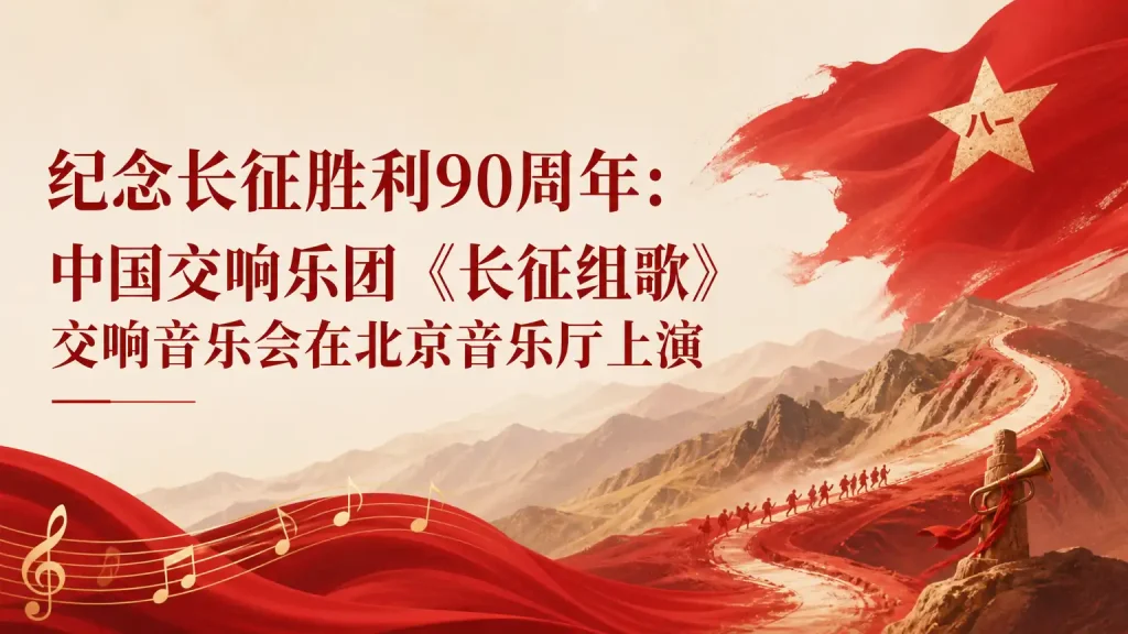 纪念长征胜利90周年：中国交响乐团《长征组歌》交响音乐会在北京音乐厅上演