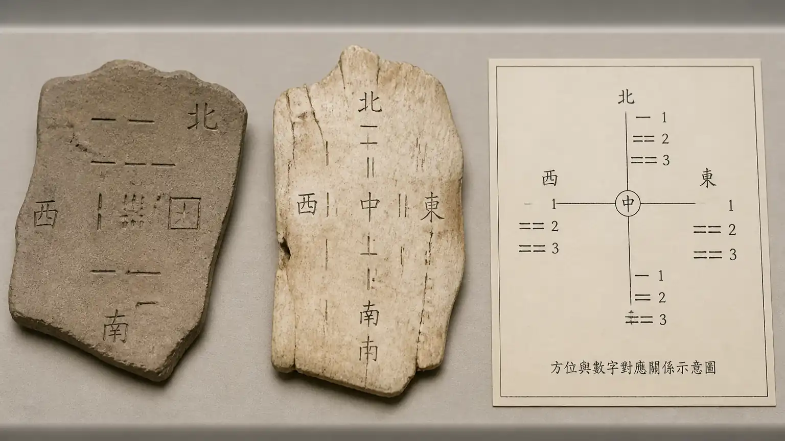早期数字卦与陶器刻符符号图