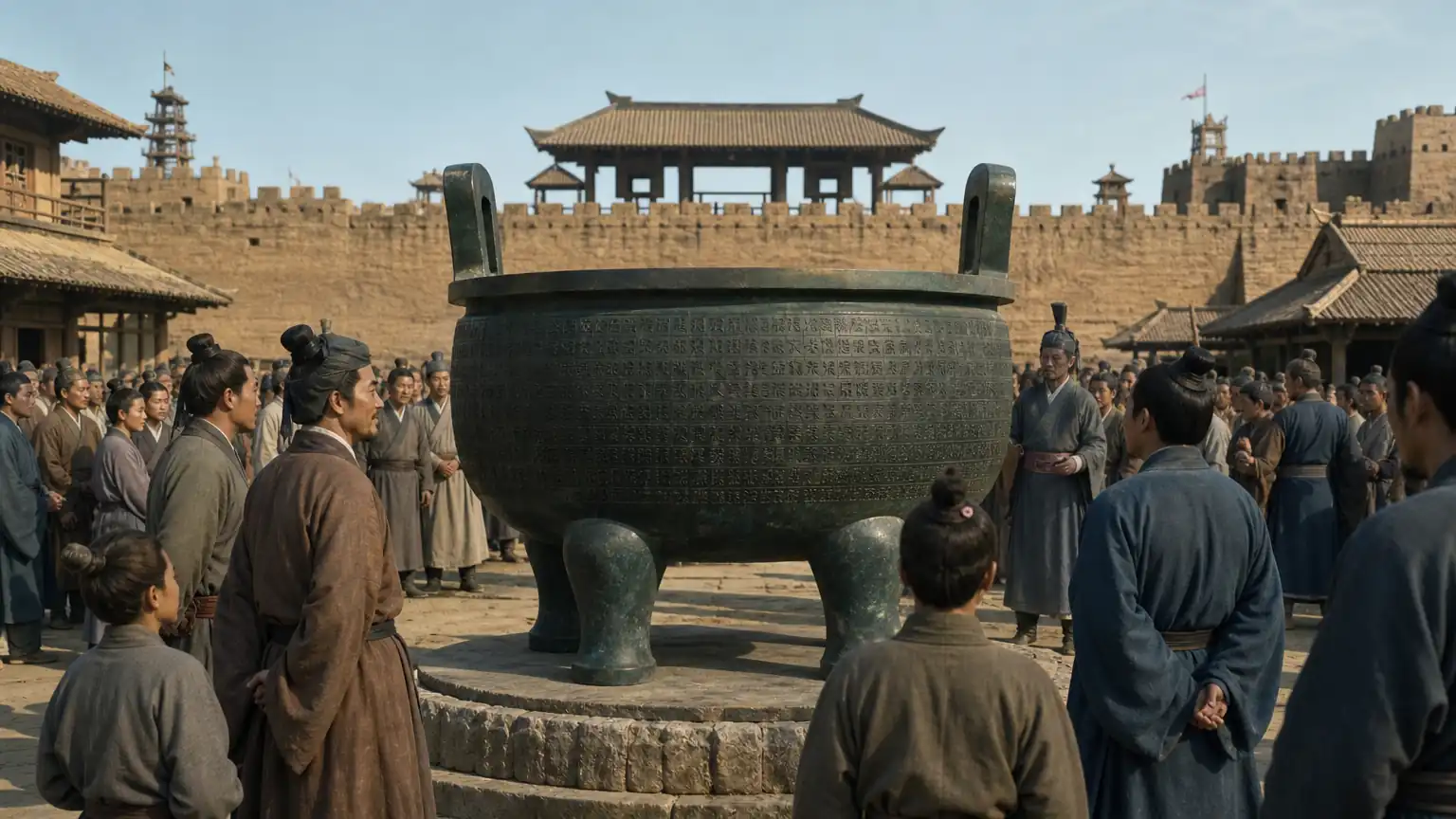铸刑书公布场景图
