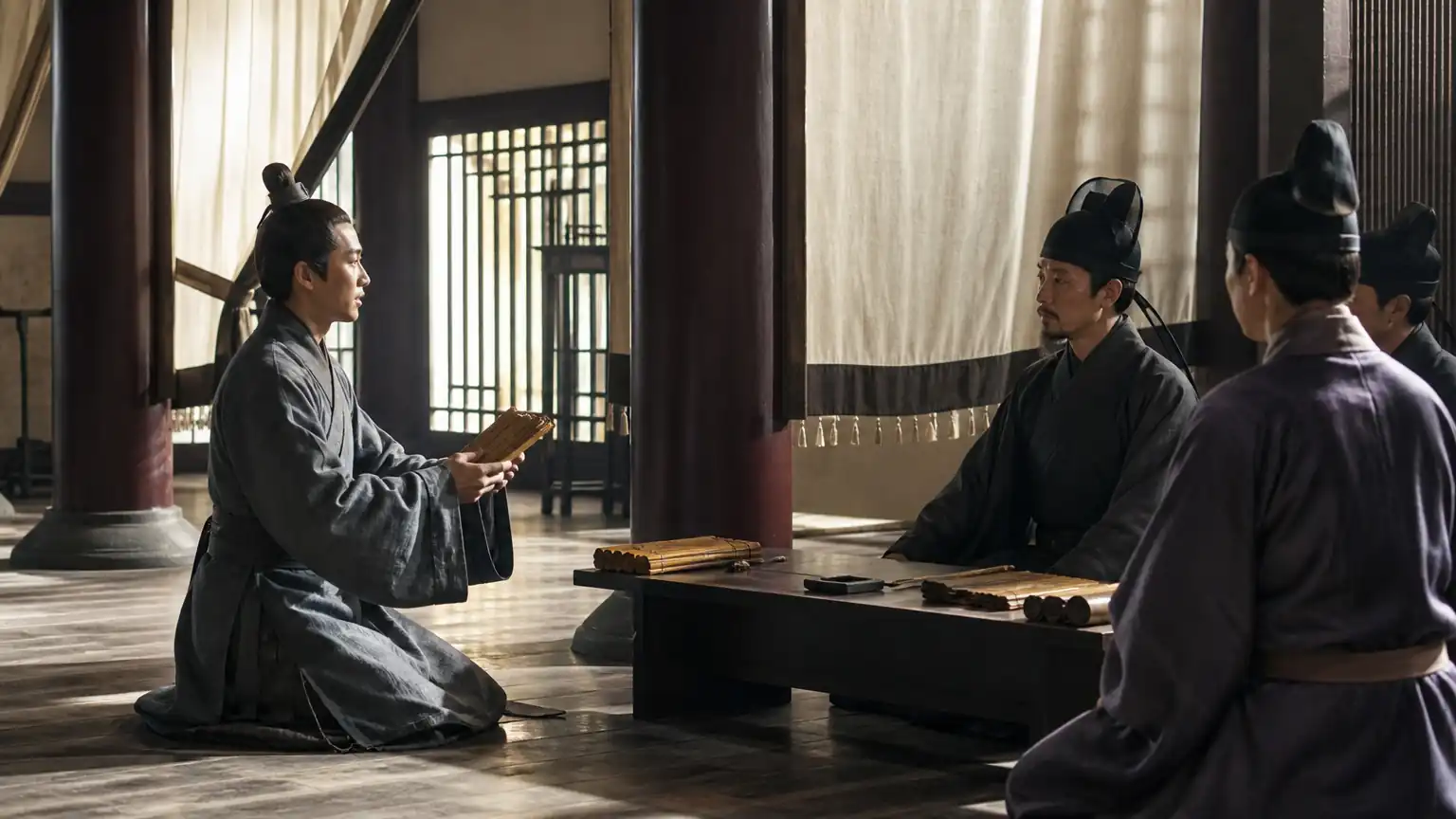 汉初士人应诏上书图