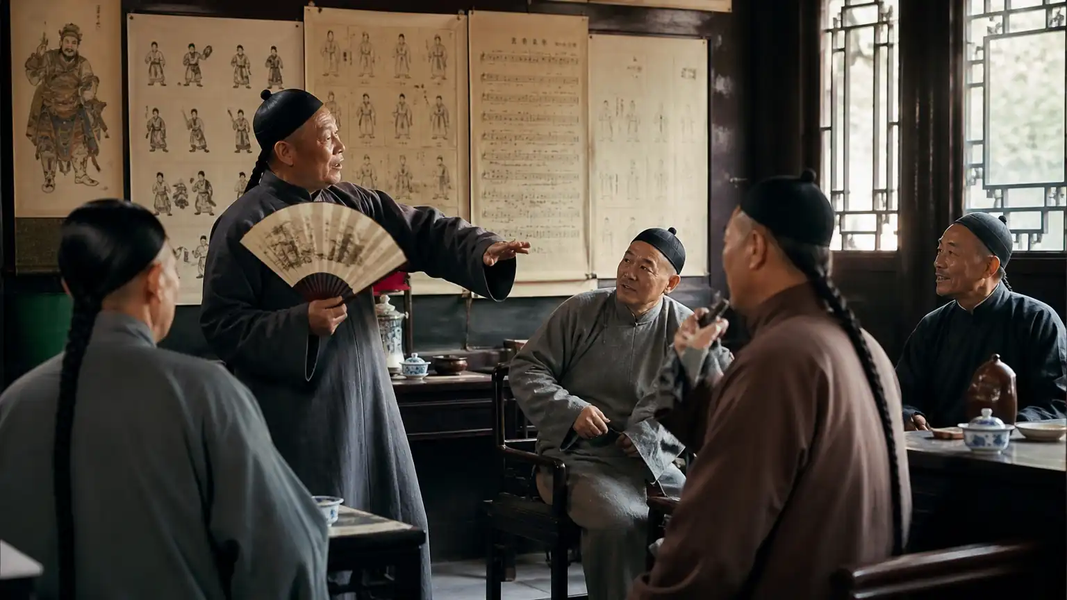 票友票房练唱图