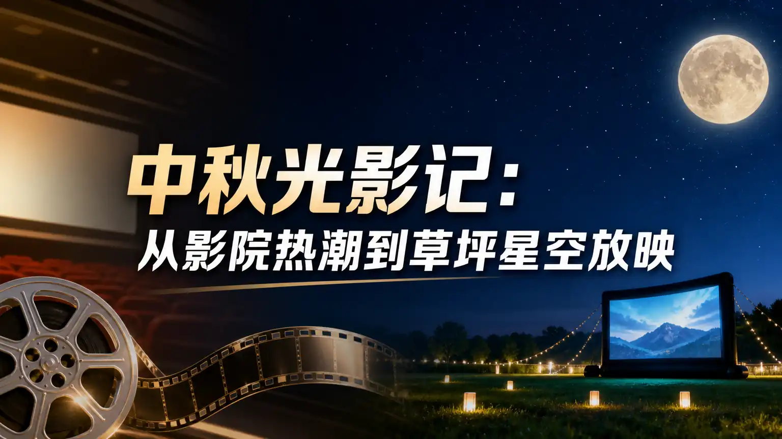 中秋光影记:从影院热潮到草坪星空放映