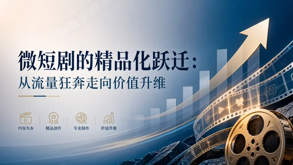 微短剧的精品化跃迁：从流量狂奔走向价值升维