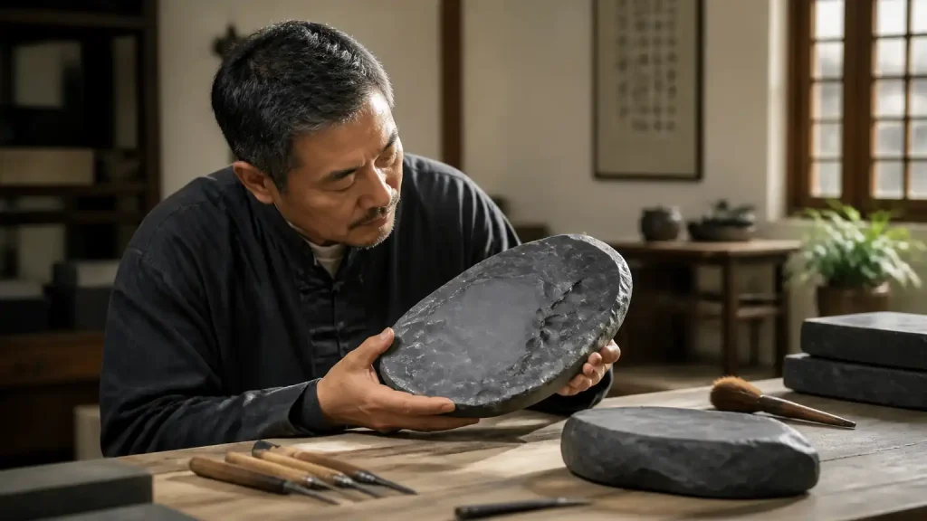 砚台雕琢（一）从璞石到文房重器的造型之道