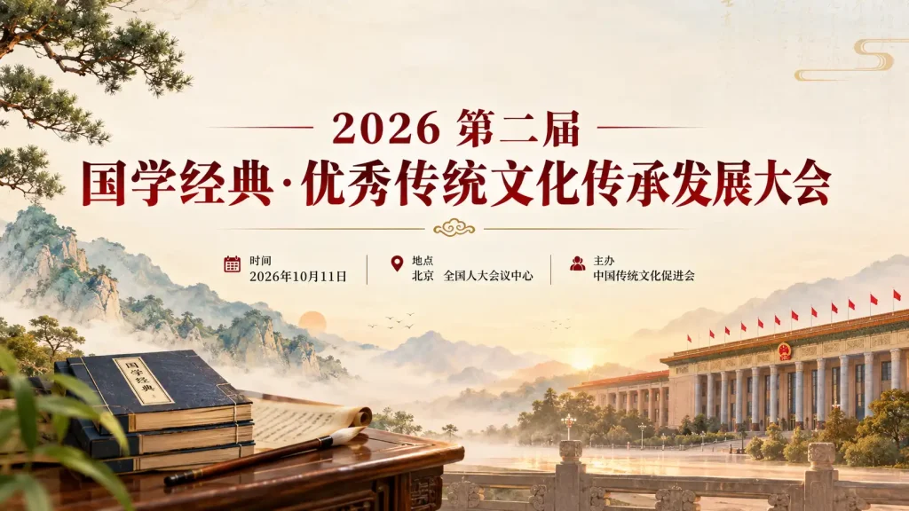 关于召开2026第二届国学经典·优秀传统文化传承发展大会的通知