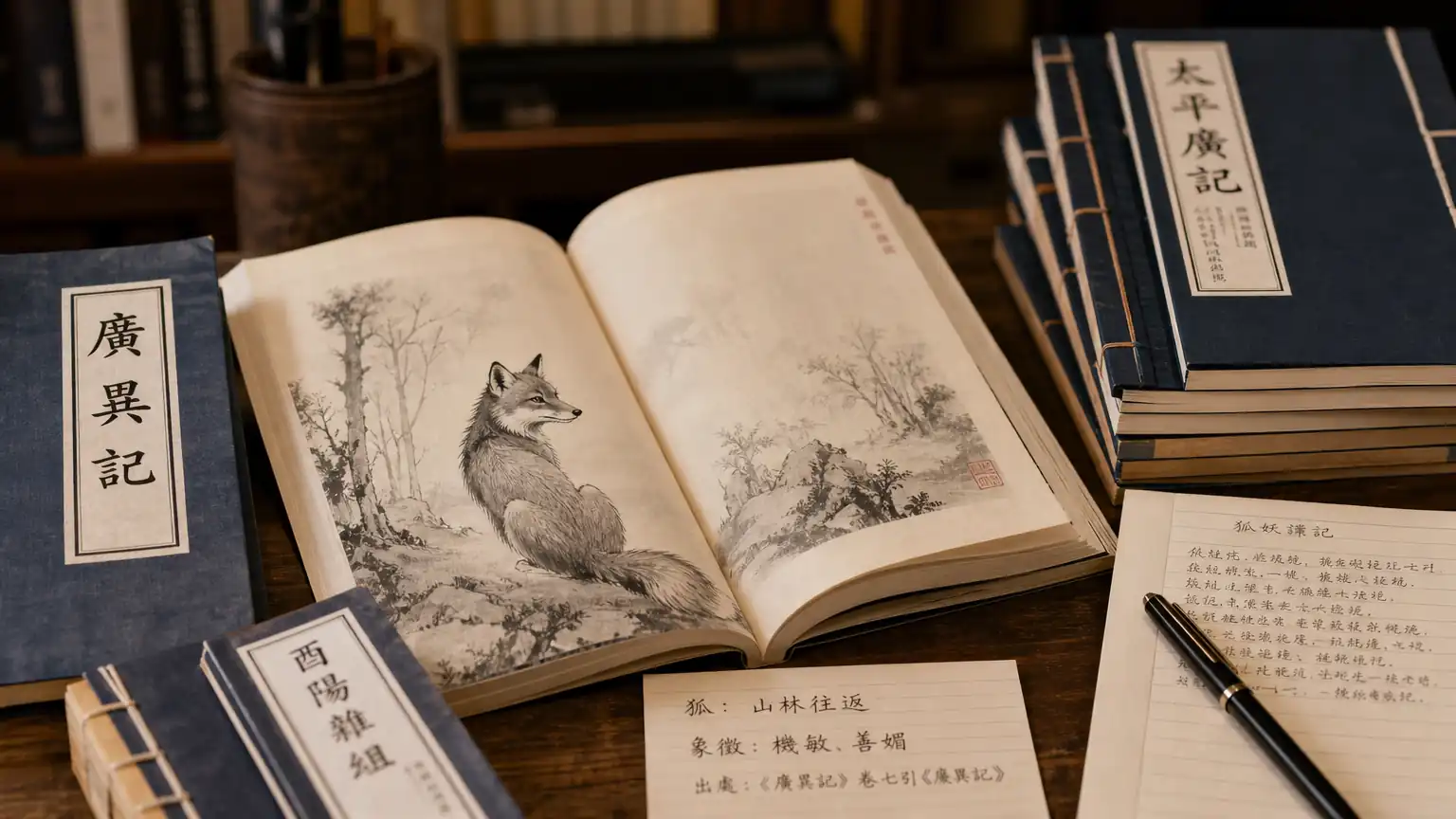 千年老狐志怪文献研究图