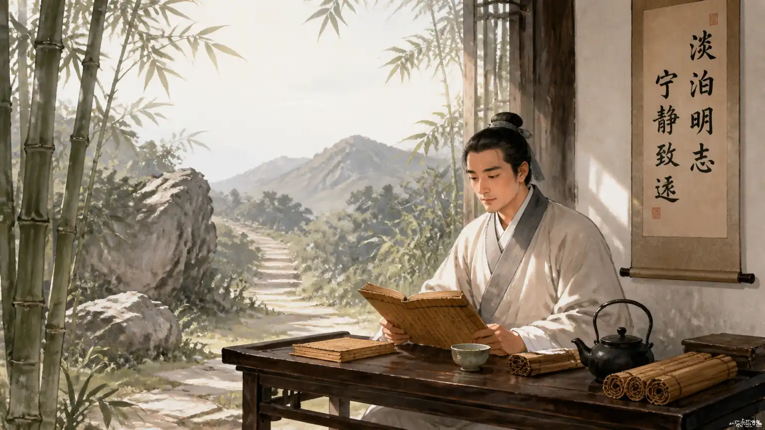 功成身退隐逸图
