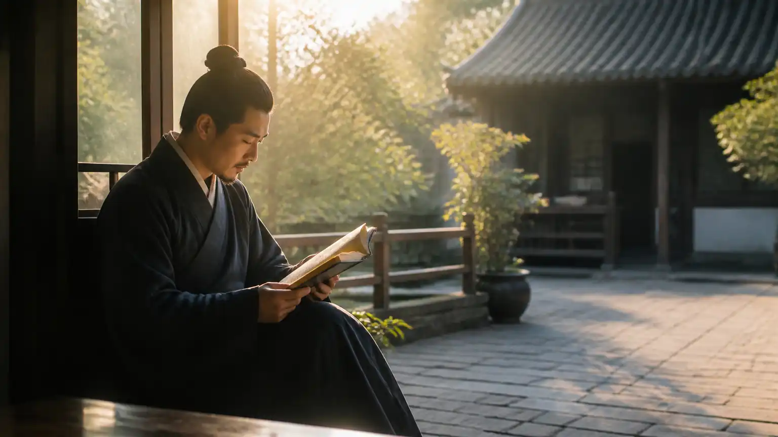 古人敬天避日研礼图