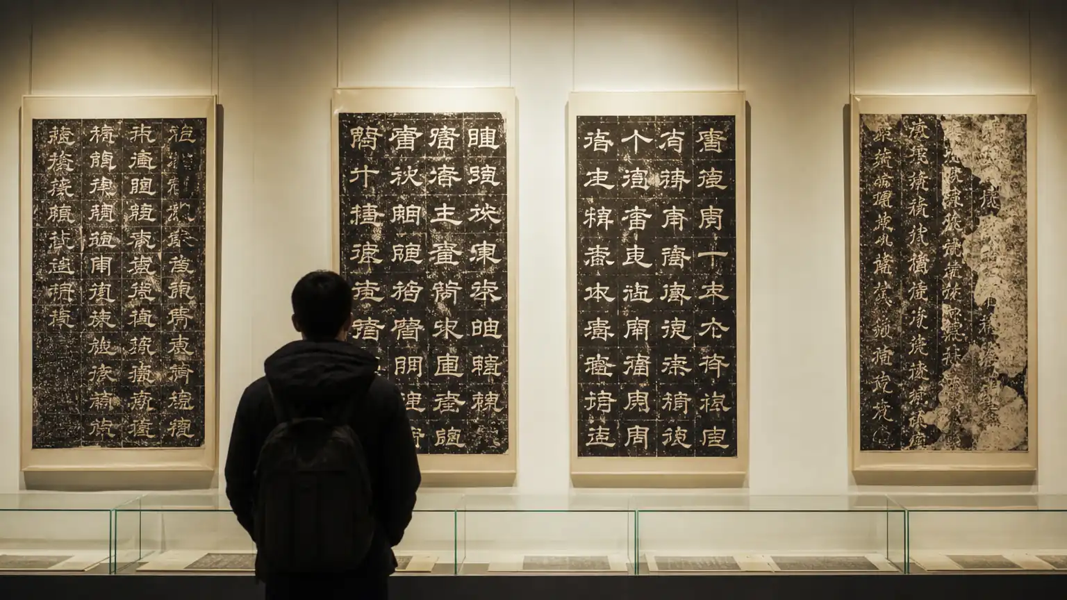 汉隶名碑风格对比展陈