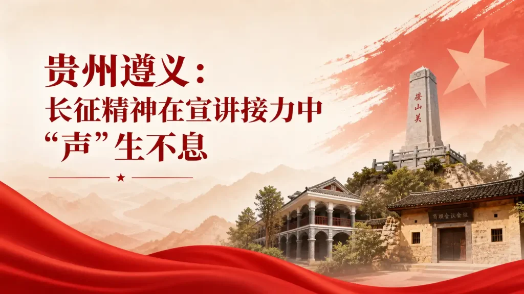 贵州遵义：长征精神在宣讲接力中“声”生不息