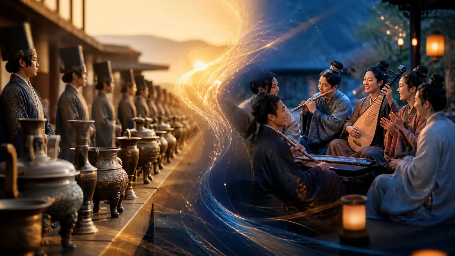 礼乐相和秩序与亲和场景图