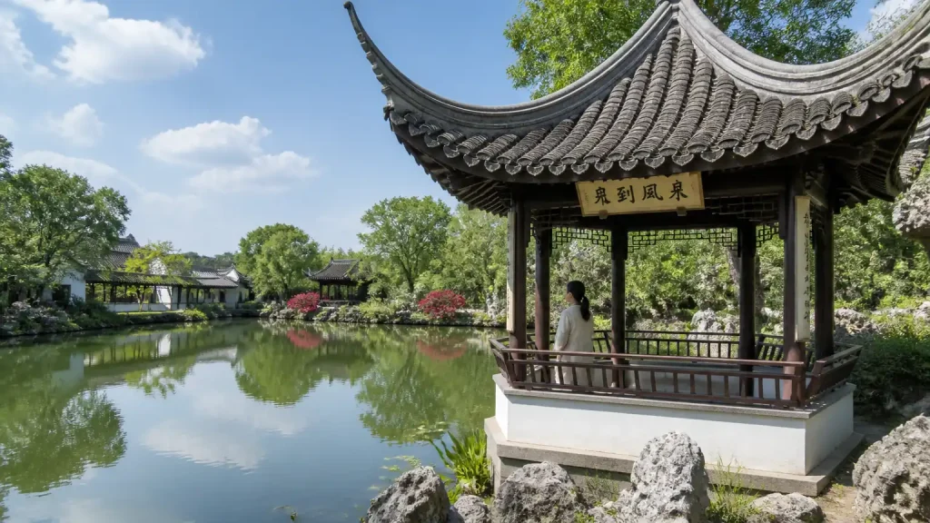 网师园月到风亭借天光造境